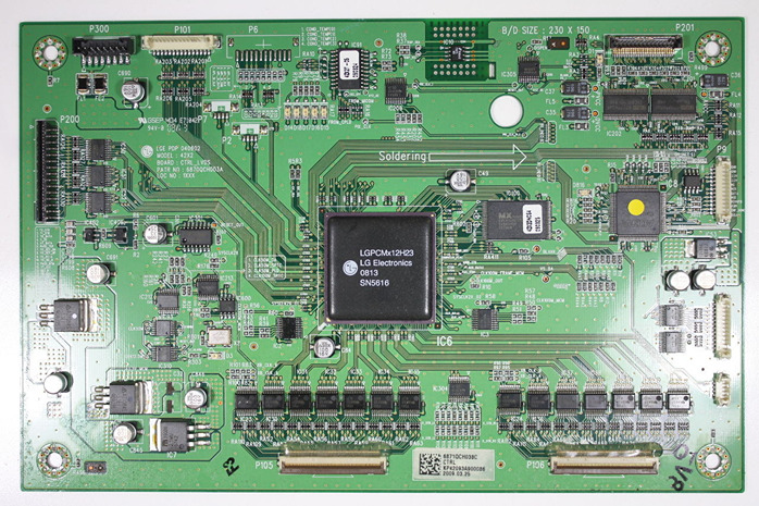 LG 42" DU-42PX12X A5 VIZIO SP42A 6871QCH038C Main Logic Control - Click Image to Close